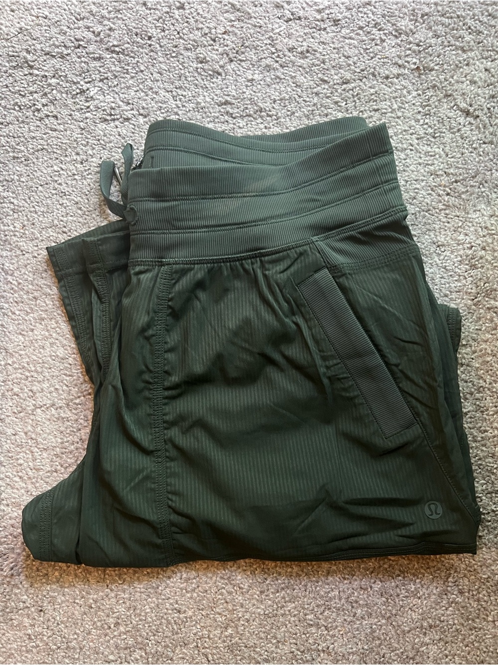 Lululemon dark olive/army green Dance Studio Pant